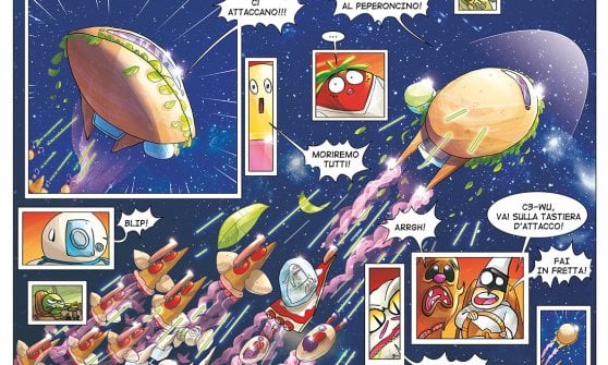 Un estratto del fumetto di Francesco Castelli e Valentina Grassini