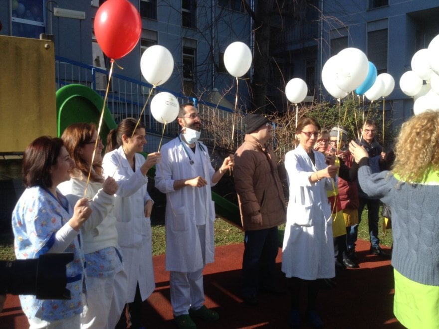 I palloncini contro il cancro infantile