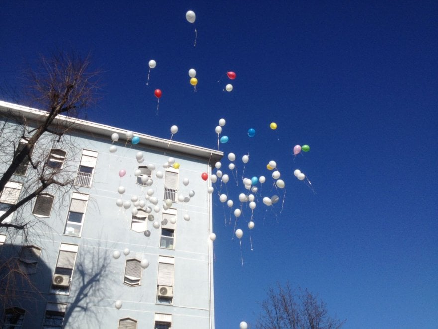 I palloncini contro il cancro infantile