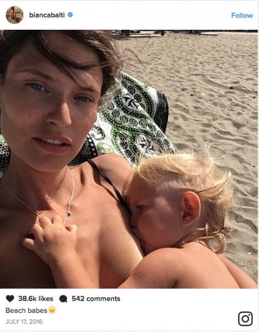 Da Tamara a Gisele, l'allattamento diventa social