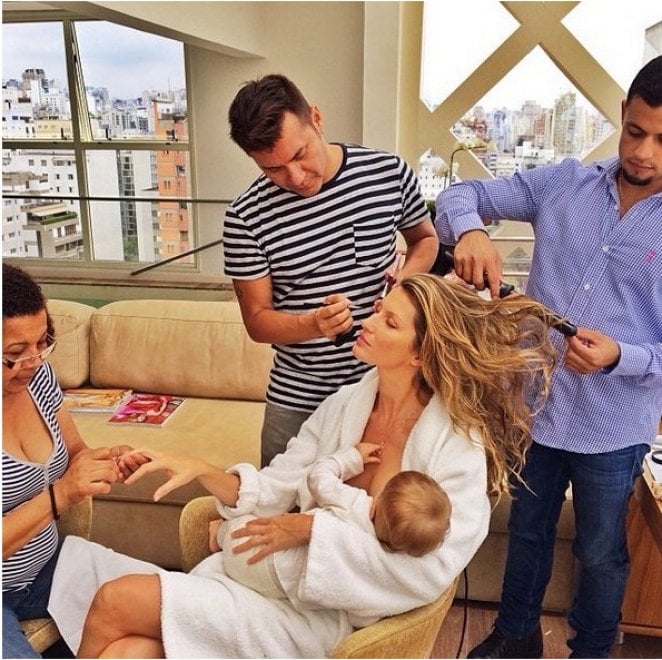 Da Tamara a Gisele, l'allattamento diventa social