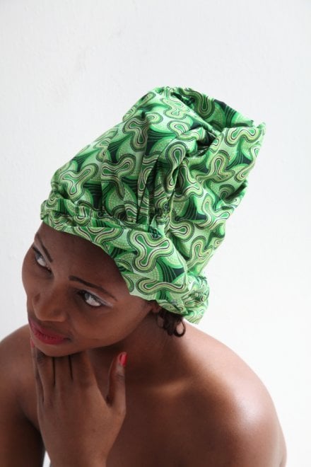Un turbante africano dopo la chemio 