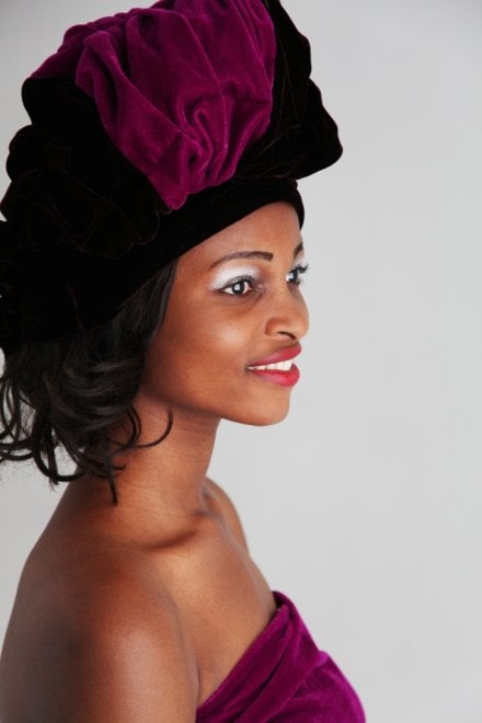 Un turbante africano dopo la chemio 