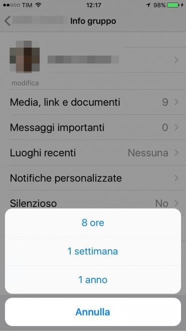 WhatsApp, come gestire le notifiche