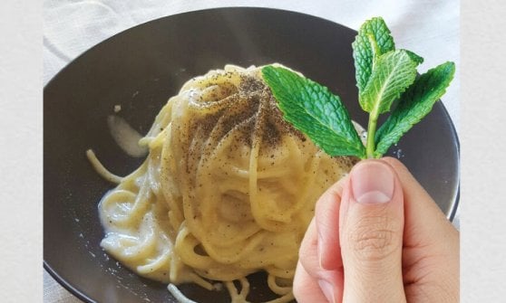 Una cacio e pepe