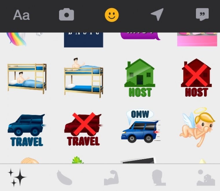 Le nuove 'gaymoji' di Grindr