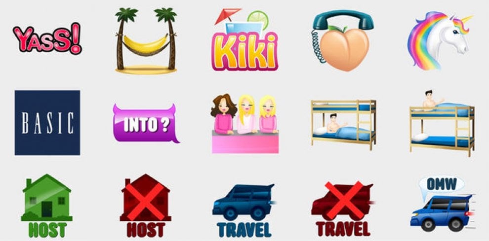 Le nuove 'gaymoji' di Grindr
