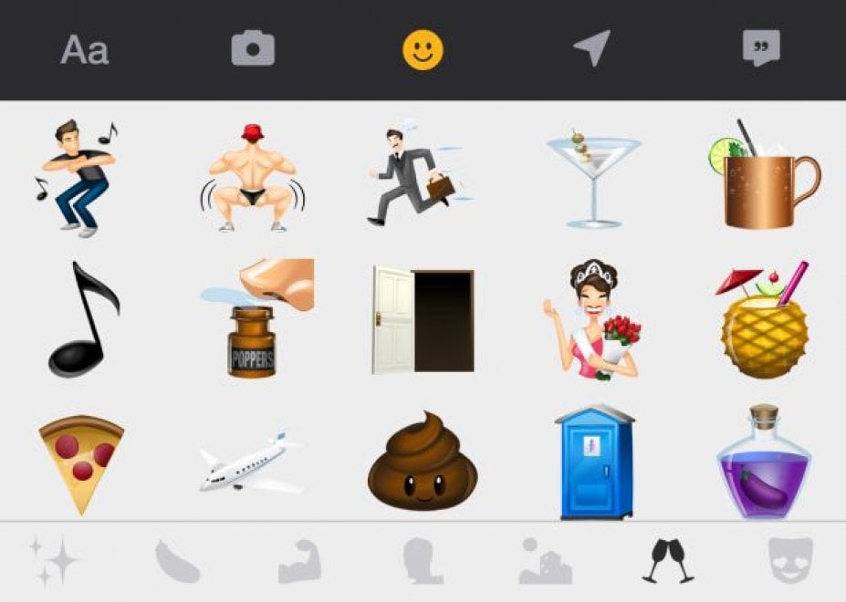 Le nuove 'gaymoji' di Grindr