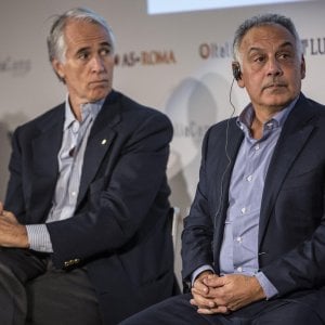 Roma, Pallotta e Spalletti a cena con abbraccio finale