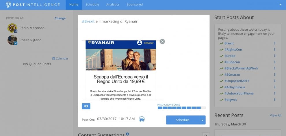 Post Intelligence, l'assistente digitale smart