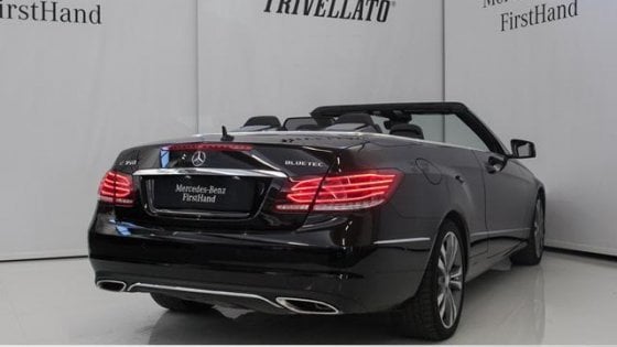 Classe E Cabrio Sport con il diesel hi-tech