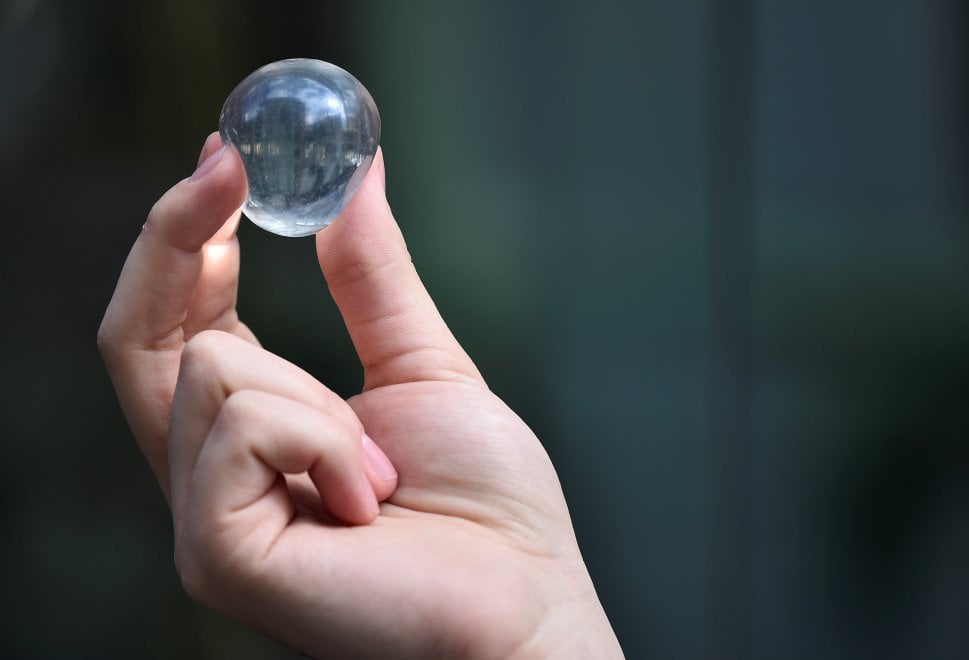 "Ooho": la bolla d'acqua commestibile