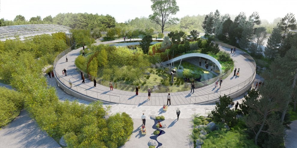 La nuova casa dei panda di Copenhagen, tra architettura e natura