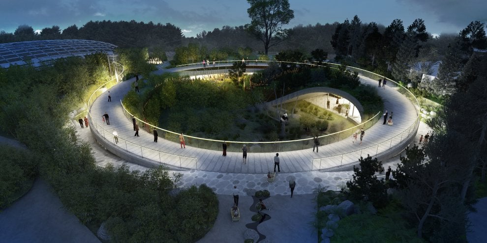 La nuova casa dei panda di Copenhagen, tra architettura e natura