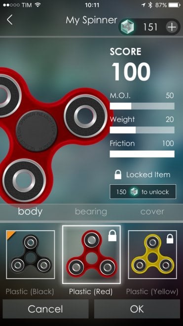 Fidget spinner, l'antistress su smartphone