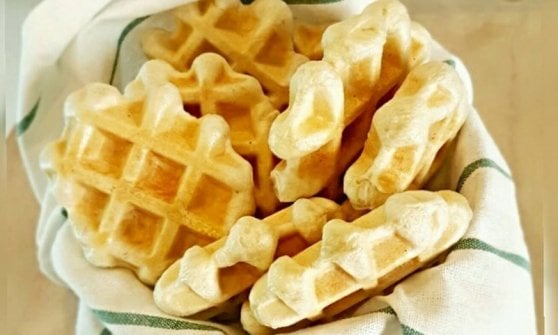 Tigelle negli stampi dei waffle di Missbake