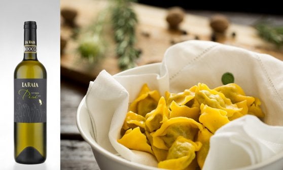 Agnolotti del plin con ripieno di manzo, maiale e coniglio