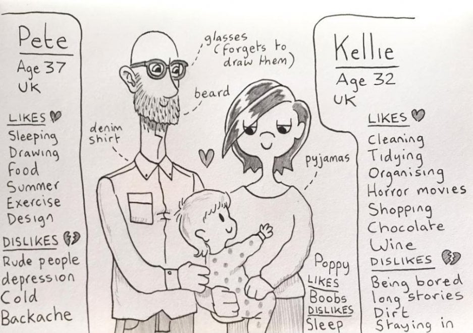 Un disegno al giorno per 5 anni: così il fumettista Duffield racconta il suo amore per Kellie