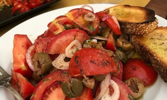 Uno dei piatti in menu a La Galleria, Palermo
