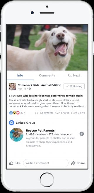Facebook lancia Watch