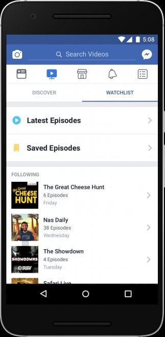 Facebook lancia Watch