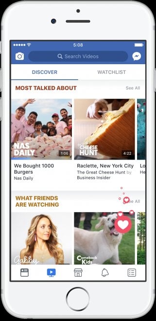 Facebook lancia Watch