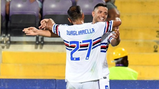 Fiorentina-Sampdoria 1-2: Caprari e Quagliarella mandano al tappeto i viola