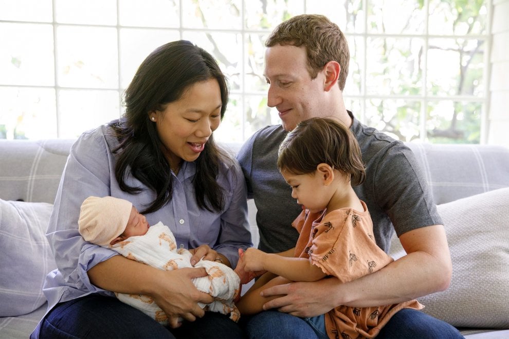 Zuckerberg di nuovo papà, lettera alla secondogenita August: ''Renderemo il mondo un posto migliore''
