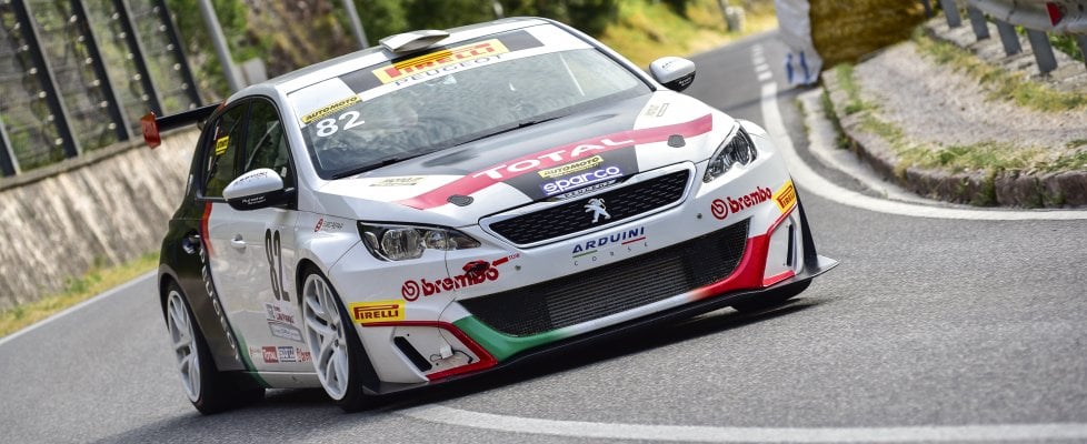Fregoli Peugeot 308 Racing Cup, dalla pista alle salite