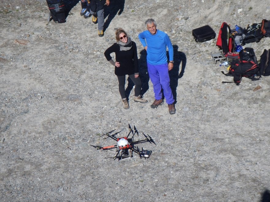 Ghiacciai, dall'Alta scuola politecnica un drone speciale per mapparne lo scioglimento