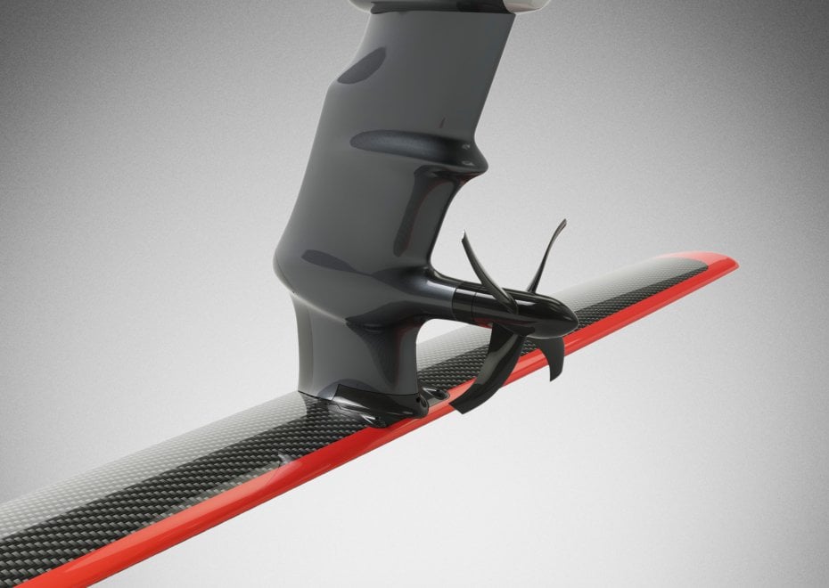 Hydrofoiler XE-1, pedalare sull'acqua: ecco la bici-aliscafo