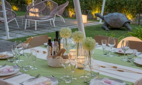 Il giardino (foto Facebook Tre Farine)