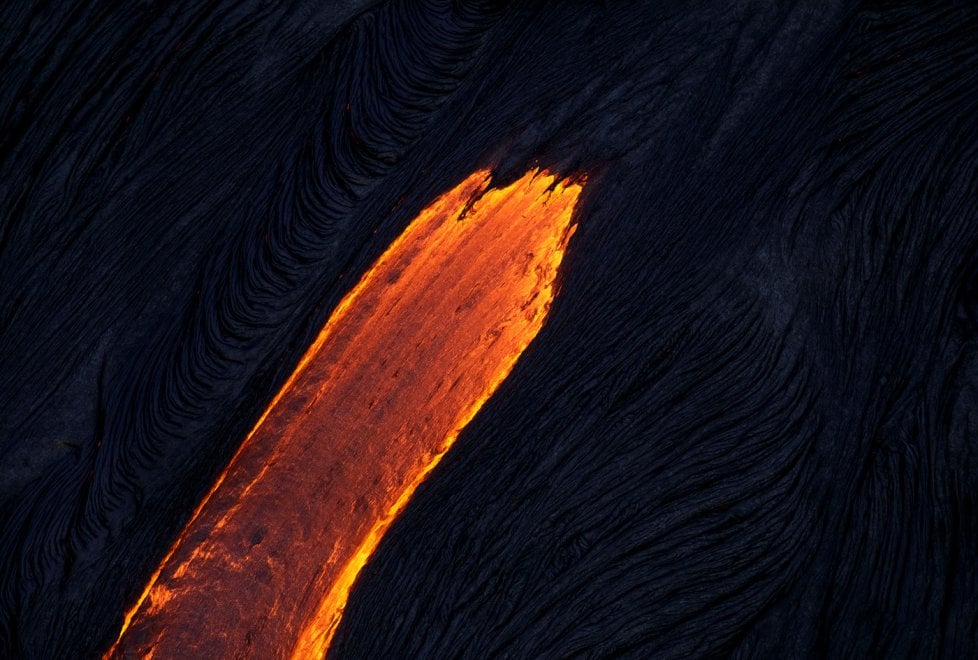 Hawaii, scatti dall'inferno: lo spettacolo della colata lavica