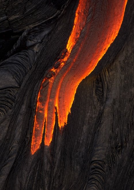Hawaii, scatti dall'inferno: lo spettacolo della colata lavica