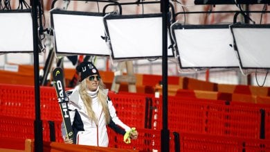 Lindsey Vonn ricorda il nonno sparse le ceneri sulla pista da sci
