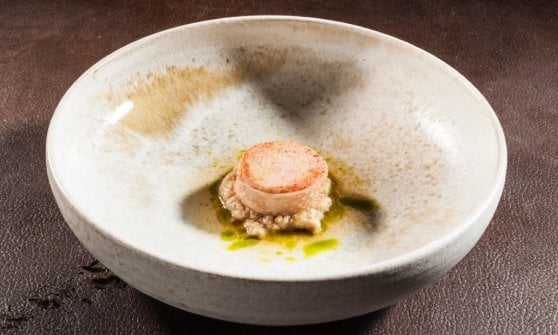 Oca allevata a latte e miele, Galantina ed il suo consomm&eacute;, foto Brambilla Serrani
