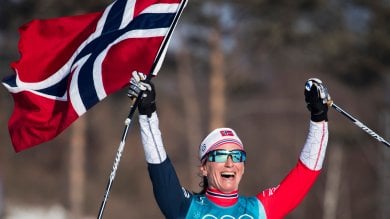 Bjoergen domina la 30 km Medagliere alla Norvegia