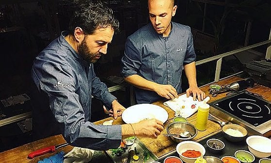 &nbsp;Gli chef Gabriele Ciocca e Leonardo Orchi