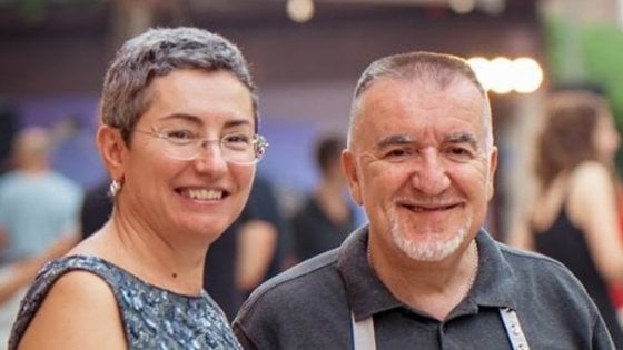 Massimo Camia e la moglie Luciana