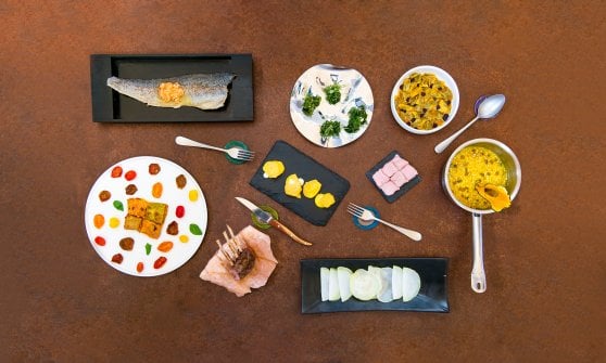 Una composizione di alcuni piatti della chef 
