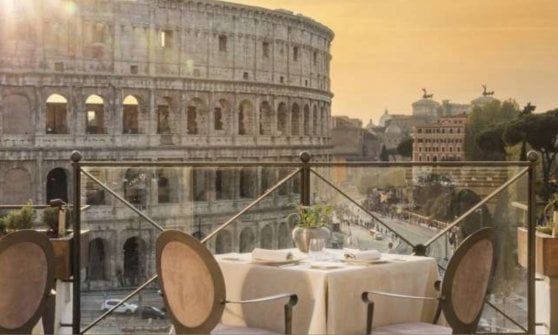 &nbsp;La vista estasiante dalla terrazza del ristorante Aroma