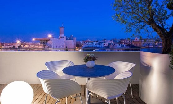&nbsp;Il ristorante Sette, dall'alto del Radisson Blu