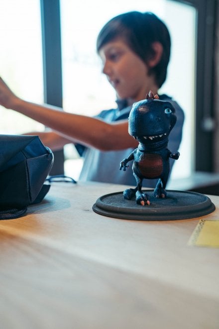 Il disegno avverato di Enea: ecco come Bigrock ha dato vita al suo mostro blu che ride