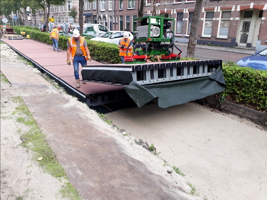 PlasticRoad, si pedala sulla plastica riciclata