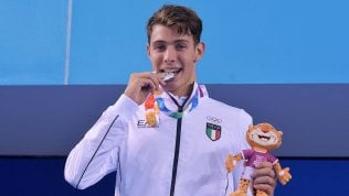 Italia, arriva la terza medaglia<br />Crociani &egrave; bronzo nel triathlon
