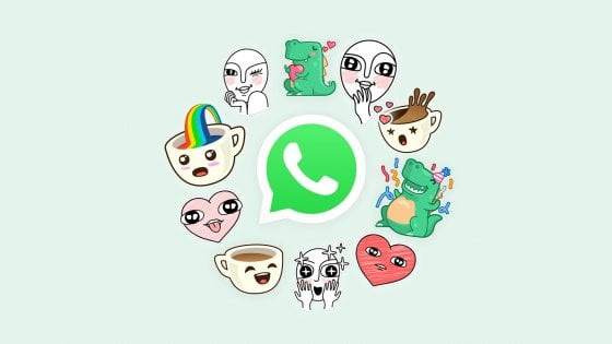 WhatsApp, arrivano gli sticker