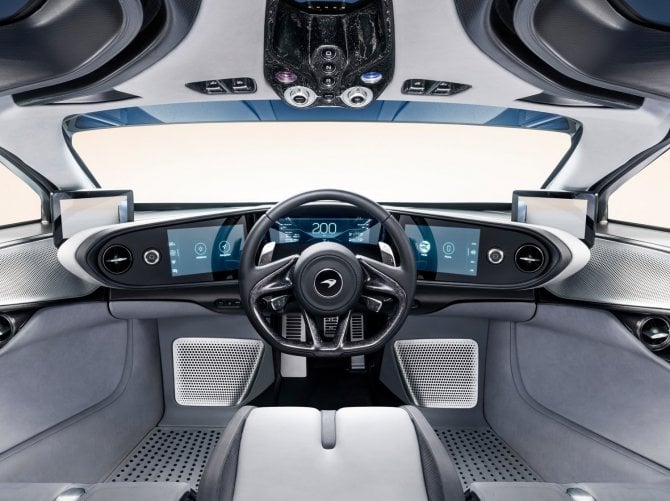 Mclaren speedtail салон