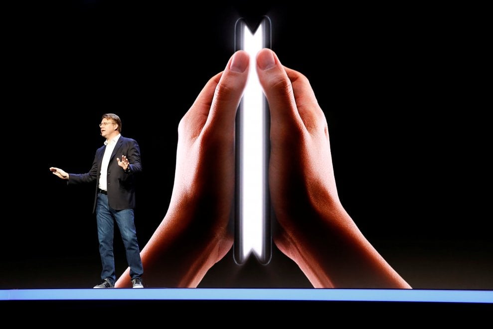 Samsung: ecco lo schermo pieghevole