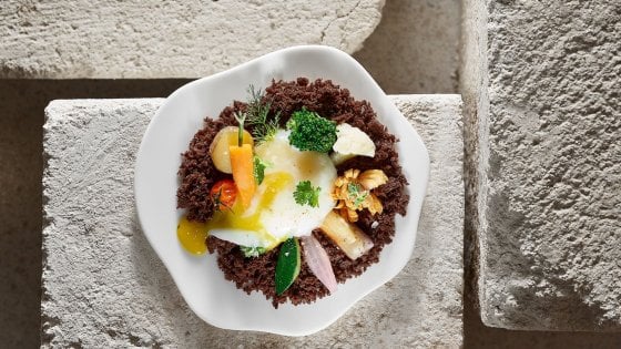 "Mi &egrave; caduto l'orto nel piatto" dai Classici. (Foto: Marco Varoli per Vitantonio Lombardo Ristorante)&nbsp;
