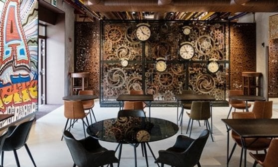 &nbsp;La sala del ristorante Condividere